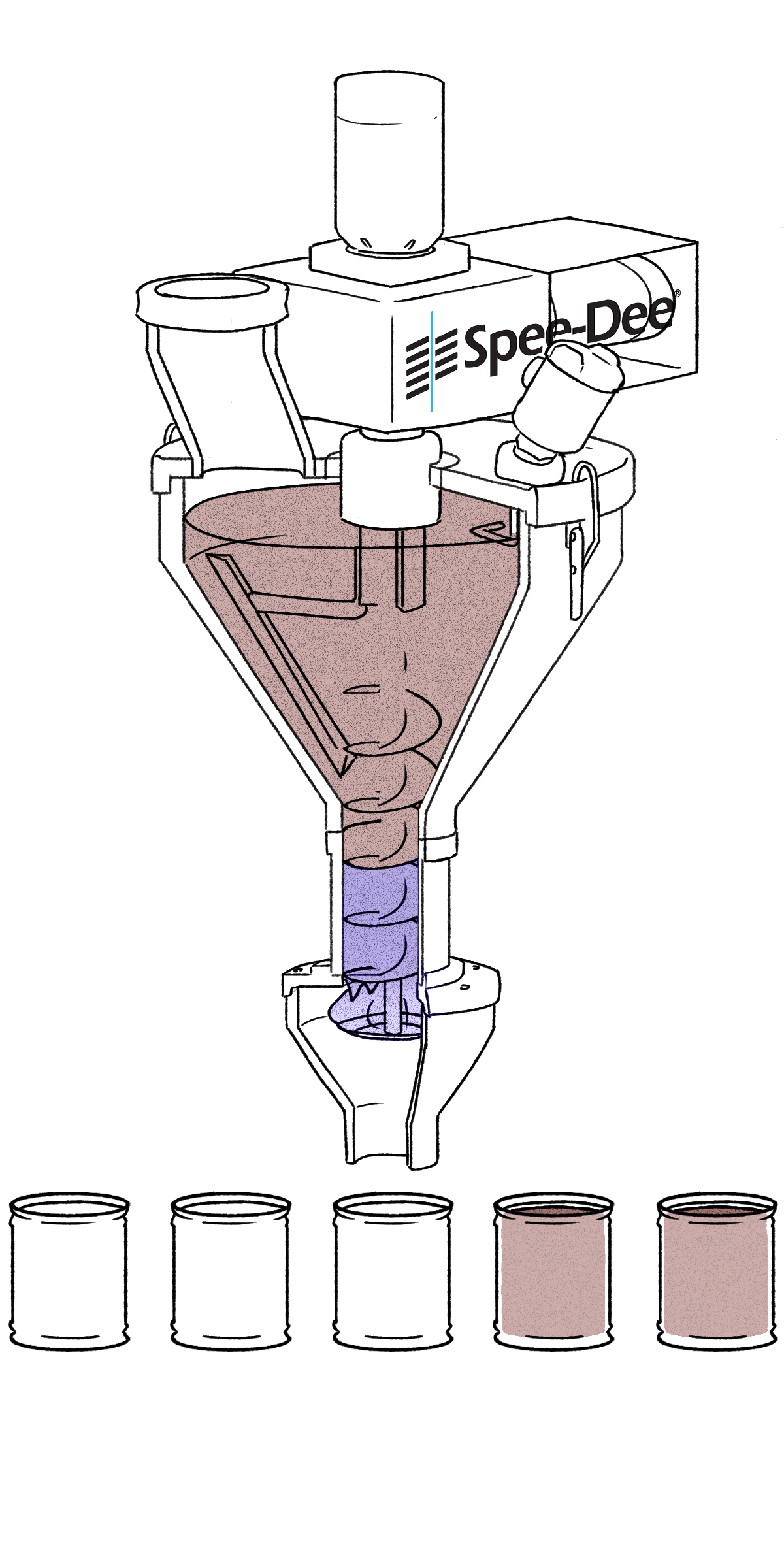 Pneumatic Auger filling